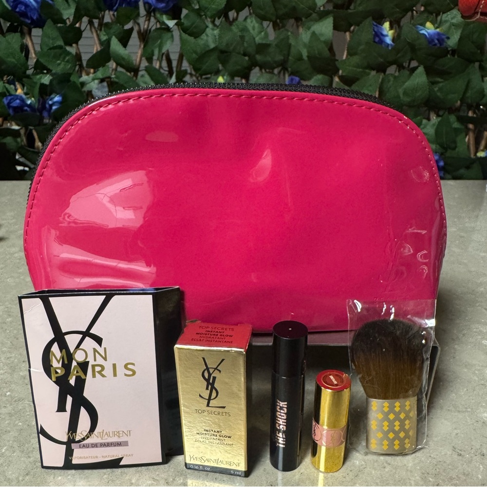 YSL Cosmetic Pouch Makeup Bag Set